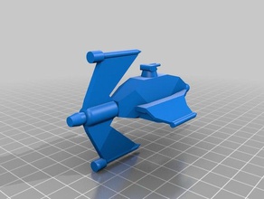 skipray blastboat games gat-12 miniatures star wars x-wing 3d print model - Mito3D