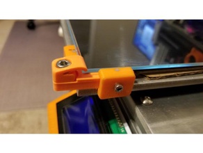 aluminatus corner clamps height adjuster & glass 3d printer parts 3d print model - Mito3D