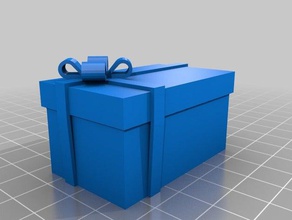 gift box Ornamente Dekor 3d print model - Mito3D