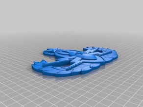 nem master badge le crabe 3d print model - Mito3D