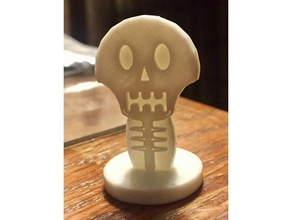 einfache mini-d&d-skeleton Spielzeug & game Zubehör d&d dnd Miniatur mini der miniaturen Skelett tabletop tabletop-gaming 3d print model - Mito3D