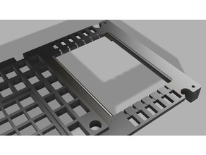 boeing 737 fmc cdu angepasste 800x480 lcd-Halterung 3d-drucken Flugzeug 737-simulator flight simulator 3d print model - Mito3D