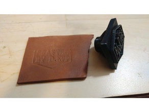 peletería sello en blanco 30mm craftool diseño herramientas de mano crafttool el cuero cupones la presión del punch utillaje 3d print model - Mito3D