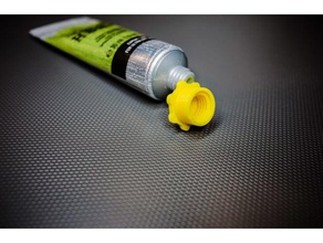 relpacement Schraube-auf dem Deckel Kosmetik-Creme tube Ersatz-Teile Kosmetik cover Schraube Rohr-Abdeckung 3d print model - Mito3D