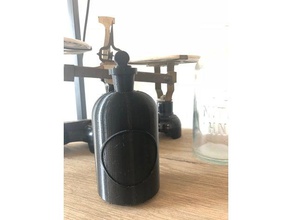 chimie bouteille vase de potion décor apothicaire la maison rétro vases vintage 3d print model - Mito3D