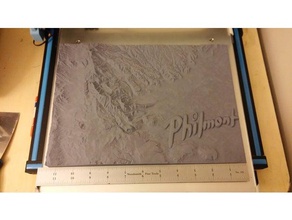 philmont topografik model boyutlandırıldı tarama ve kopyaları 3d print model - Mito3D