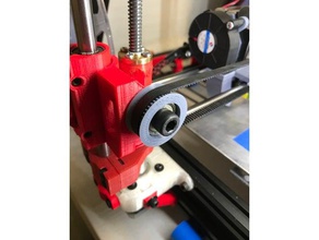 gt2 polia de pully aresta chanfrada Impressora 3d peças 3d print model - Mito3D