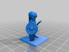 goblin chierico giochi 3d print model - Mito3D
