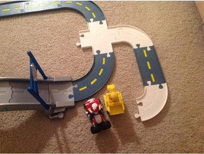 paw patrol track sections - remixed toys & games chase marshal rocky rubble ryder skye spin master tracks zuma 3d print model - Mito3D