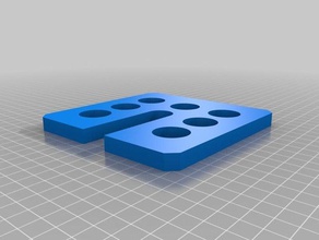 flashforge creator pro Platte Ebene blockieren 3d-Drucker Teile bed leveling build-Platte Nivellierung 3d print model - Mito3D