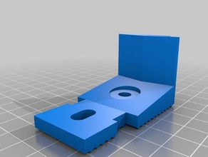 hinged shutter stop replacement parts 3d print model - Mito3D