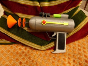 rick's laser gun remix separate parts assemble without glue gadgets laser gun rick morty 3d print model - Mito3D