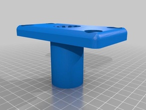 scotty flush mount base sport & outdoors fishing rod holder 3d print model - Mito3D