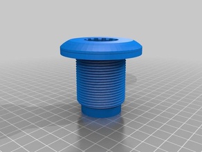 scotty round flush base sport & outdoors 3d print model - Mito3D
