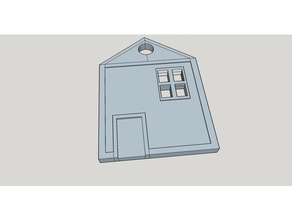 llavero casa A impressão 3d 3d print model - Mito3D