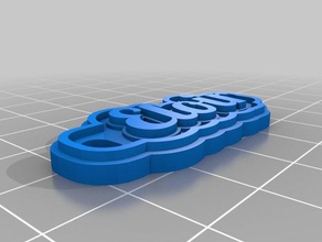 elo keychains customized 3d print model - Mito3D