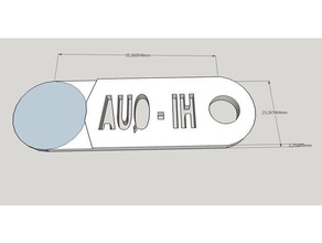 llave para carro compra - hola-qua La impresión en 3d 3d print model - Mito3D