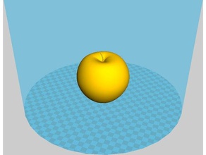 apple yiyecek ve içecek 3d print model - Mito3D