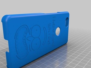 rick morty case google pixel 2 mobile phone sanchez smartphone 3d print model - Mito3D