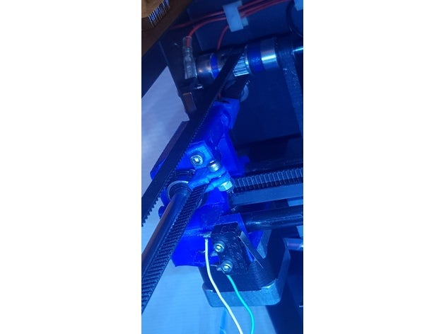 riemenhalter geeetech mir Schöpfer 3d-Drucker Teile Gürtel Gürtel-Halter geetech gt2 Riemen 3D print model - Mito3D