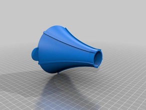 funnel dacia automotive car logan mcv stepway washer fluid 3d print model - Mito3D