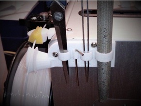 filamentf hrung filamento de guia A impressão 3d fabrikator mini ii filamento-guia 3d print model - Mito3D