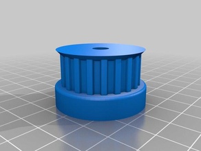 t5- 20 t 36mm polley my customized parametric pulley - lots tooth profiles 3d printer parts 3d print model - Mito3D