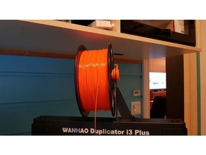 filament spole holder 3d printer accessories duplicator i3 wanhao plus 3d print model - Mito3D