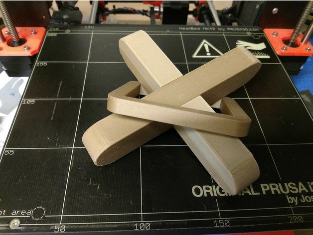 la rotation de croix-puzzle puzzles croix puzzle 3D print model - Mito3D