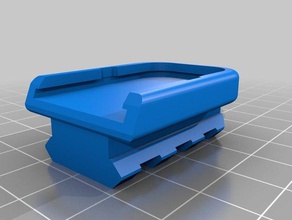 mantisx zemin plakası adaptörü - glock spor ve açık hava picatinny 3d print model - Mito3D