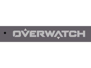 overwatch Anahtarlık oyunlar 3d serin eğlenceli anahtar tutucu isim etiketi Tamam popüler etiket trending izle 3d print model - Mito3D