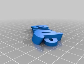 lau llaveros personalizado 3d print model - Mito3D