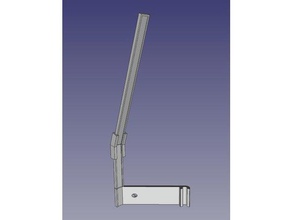 support bandeau led pour discoeasy 200 3d printer accessories dagoma holder 3d print model - Mito3D