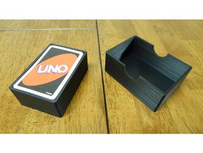 uno-card game Spiele box - Karte-Spiel card-box uno 3d print model - Mito3D