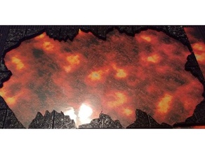 openforge 20 behauenen Steinen, die in den Abgrund erodierten Rand der Fliesen Spielzeug & game Zubehör dungeons dragons dungeon tiles Spiel openforge2 rpg rpg-Fliesen tabletop tabletop-gaming 3d print model - Mito3D