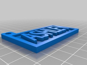 Anahtarlık ashley 3d print model - Mito3D