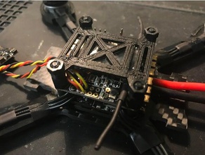 drone stacker plaque de montage 30x30mm l'électronique 3d print model - Mito3D