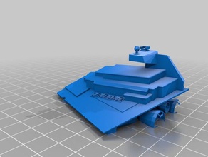 8 pezzi star destroyer La stampa 3d darth vader impero galattico imperial di classe nave wars 3d print model - Mito3D