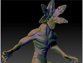 demogorgon remixé sculptures sculpter un étranger les choses 3d print model - Mito3D