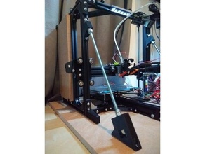 5 16 threaded rod z-brace tevo tarantula 3d printer parts 2040 extrusion frame brace 3d print model - Mito3D