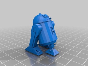 r2-d2 build action figure 3d printing 3d print model - Mito3D