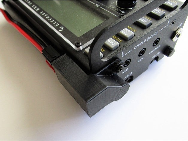 elecraft kx3 anderson powerpole adapter electronics amateur radio hamradio ham openscad qrp radioamateur 3D print model - Mito3D