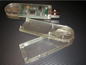 custodia miniculstick l'elettronica fhem chiavetta usb 3d print model - Mito3D