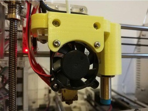 soporte sonda inductiva y ventilador para sunhokey i3 indutivo fã titular a impressão 3d inductivo lj12a3-4-zby 3d print model - Mito3D