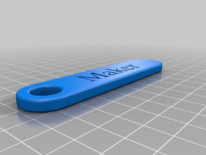 key chain - maker accessories customized 3d print model - Mito3D