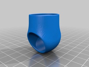 bomba n anéis - elíptica anel de sinete anillo sello el ptico selo 3d print model - Mito3D