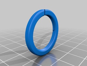 printable keyrings keychains key keychain keyring ring 3d print model - Mito3D