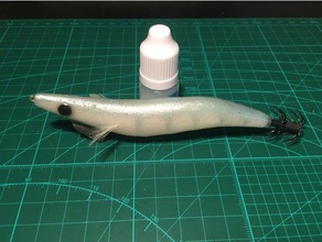 squid jig 35 sport & outdoors fishing lure 3d print model - Mito3D