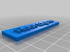 luz do telhado da etiqueta chaveiros personalizado 3d print model - Mito3D