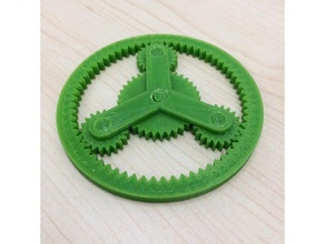 planetary gear mechanism engineering 3d printing gears mechanical 3d print model - Mito3D